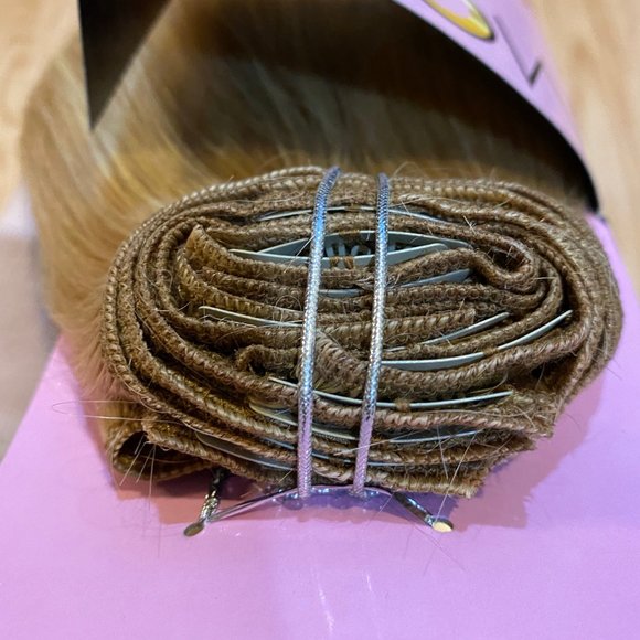 #73 18" MODERNE CLIP IN 100% HUMAN HAIR EXTENSION - Picture 2 of 4